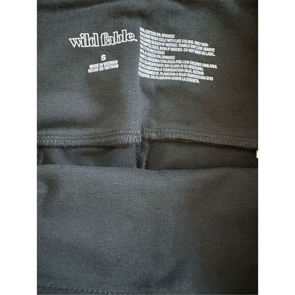 Bundle Set Wild Fable Biker Shorts in Black Size S (Junior) - Picture 6 of 6
